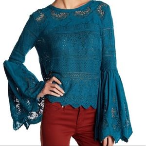 Free People Once Upon a Time Crochet Top